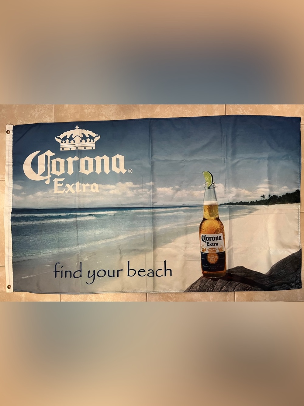 Corona Extra Flag Find Your Beach